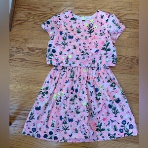 Crewcuts Pink Floral Kids Dress